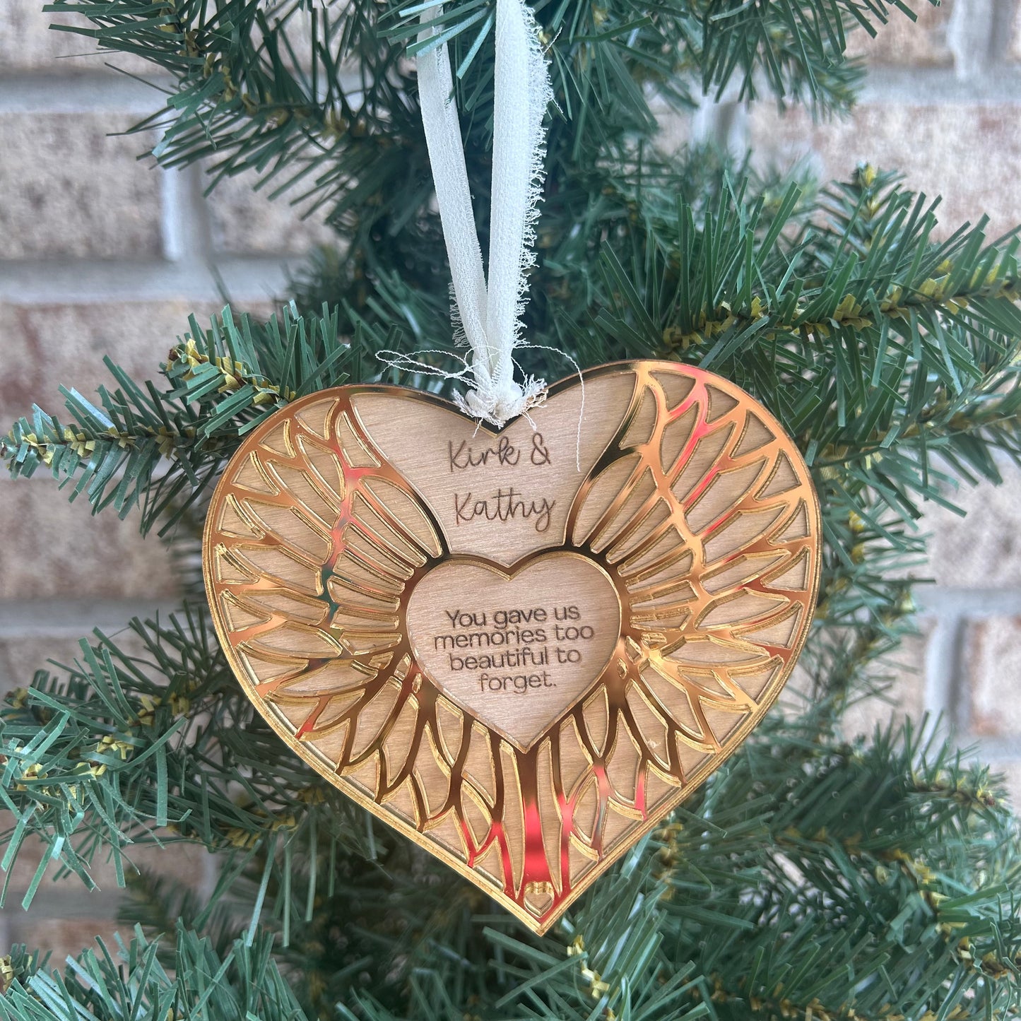 Kirk & Kathy Memorial Ornaments