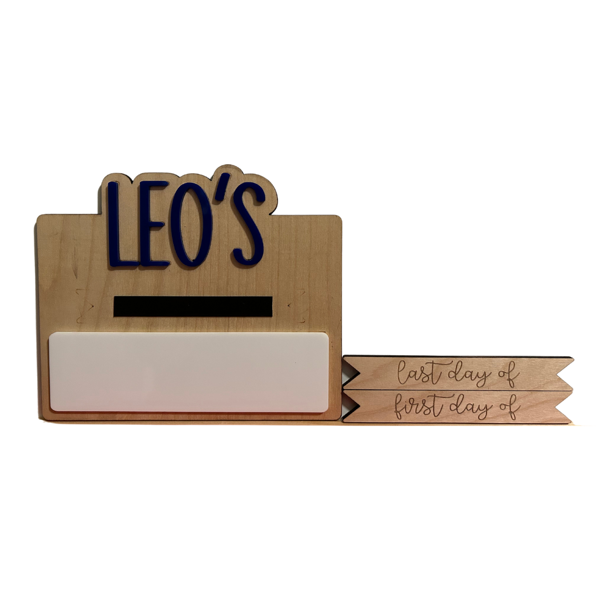First & Last Day of School Name Sign