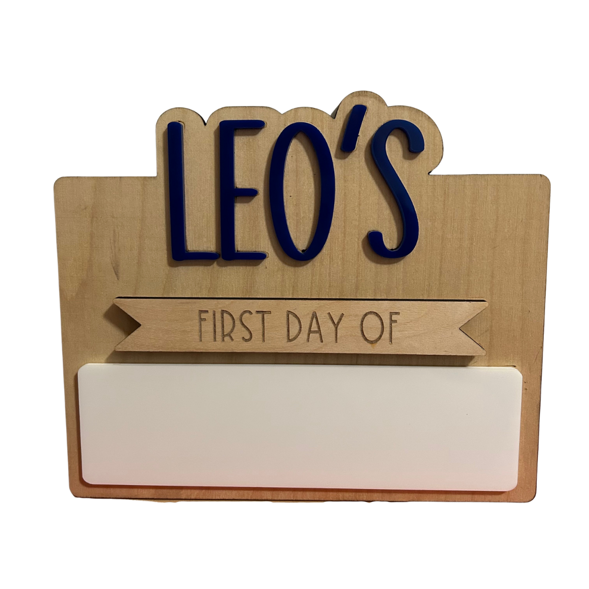 First & Last Day of School Name Sign