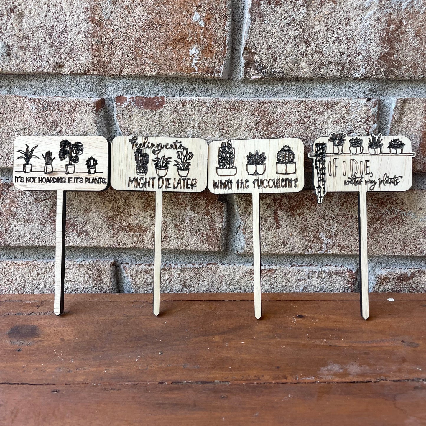 Punny Plant Stakes