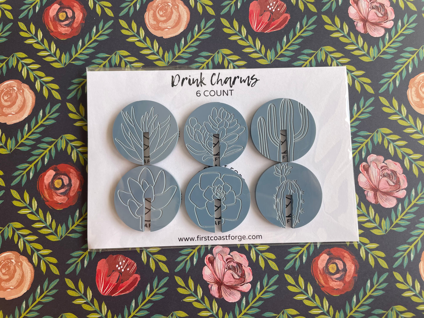 Plant & Floral Drink Charms