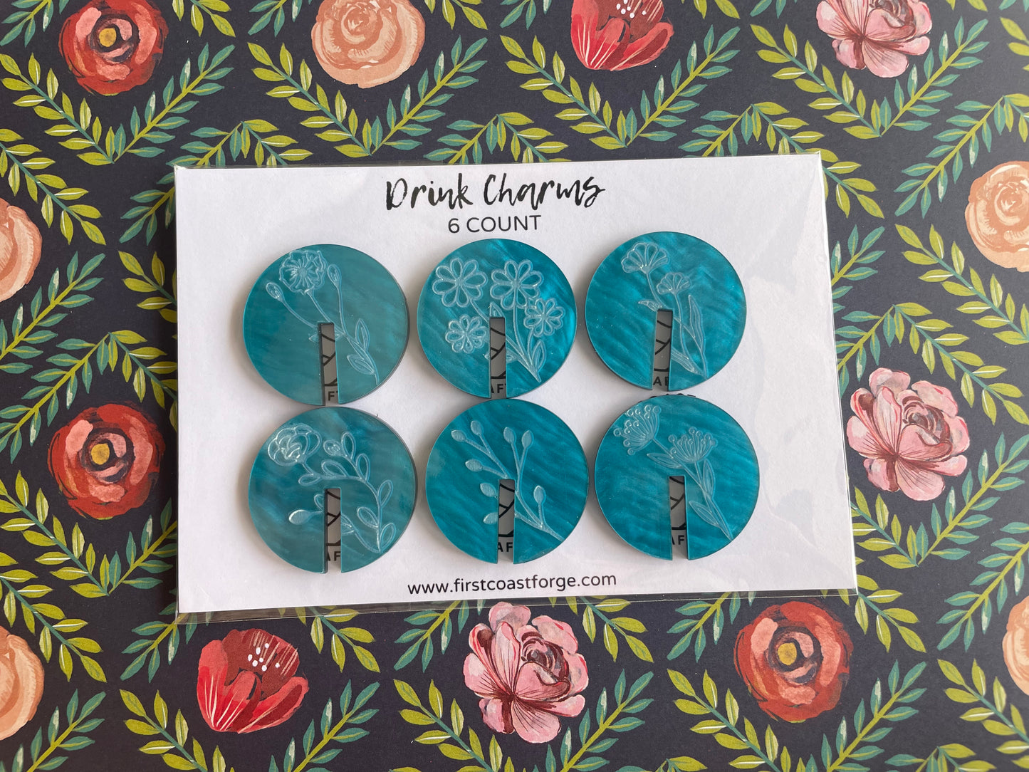 Plant & Floral Drink Charms