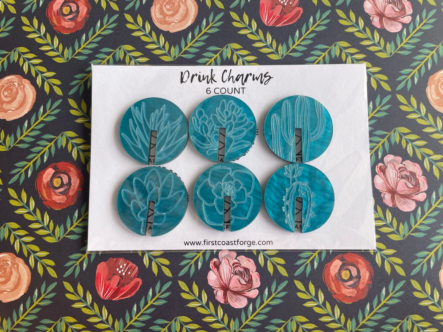 Plant & Floral Drink Charms