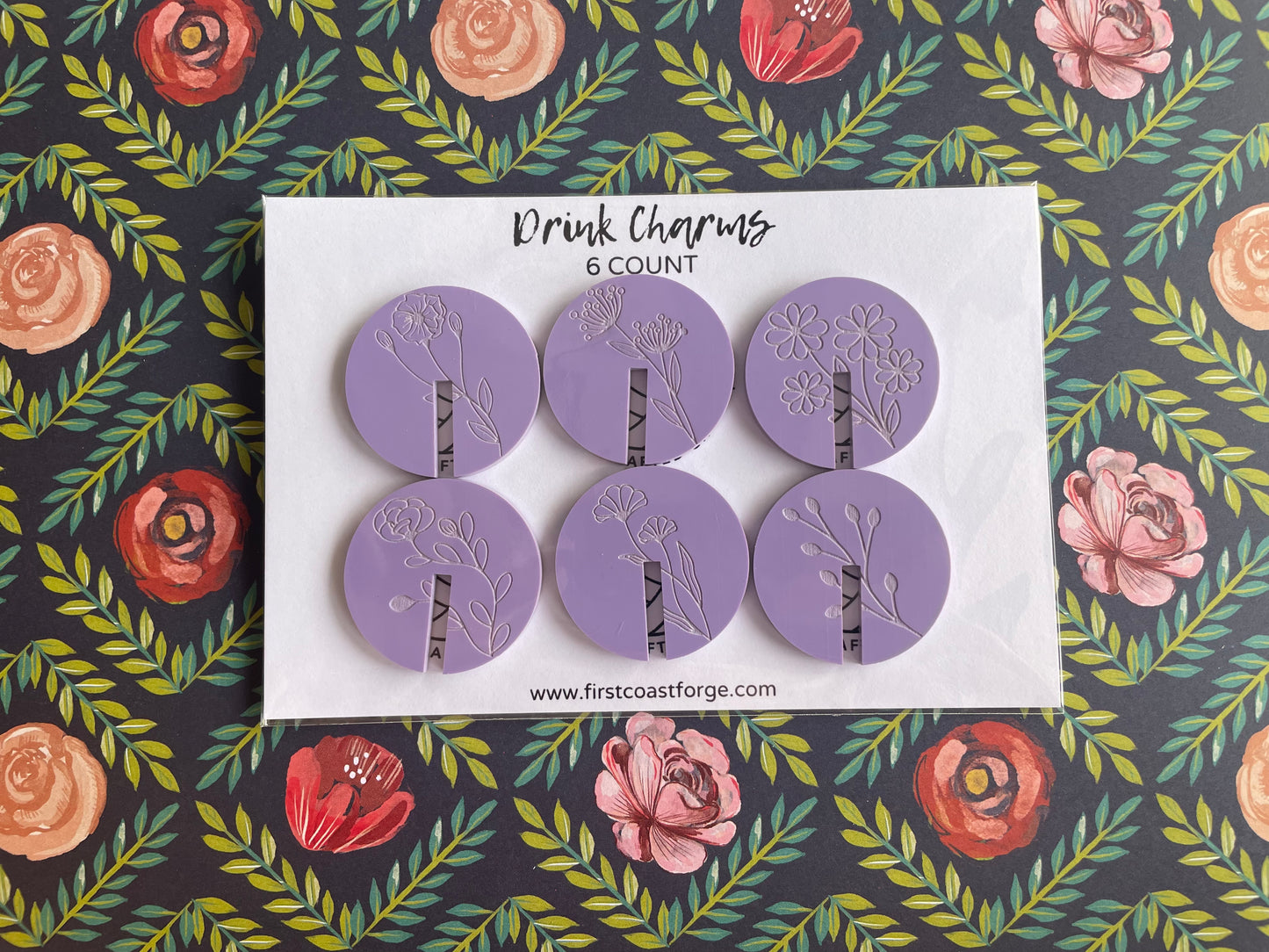 Plant & Floral Drink Charms