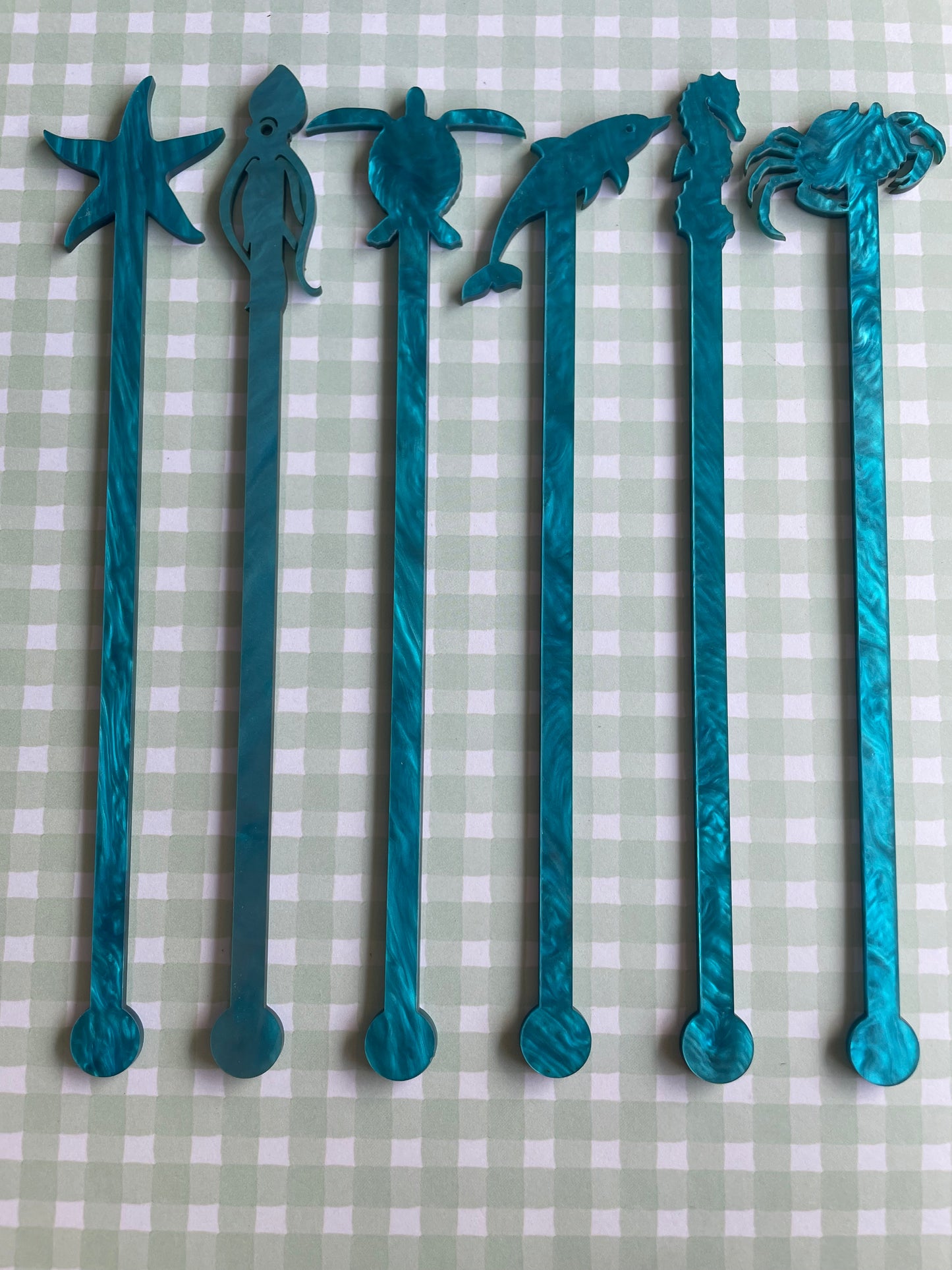 Ocean Life Drink Stirrers