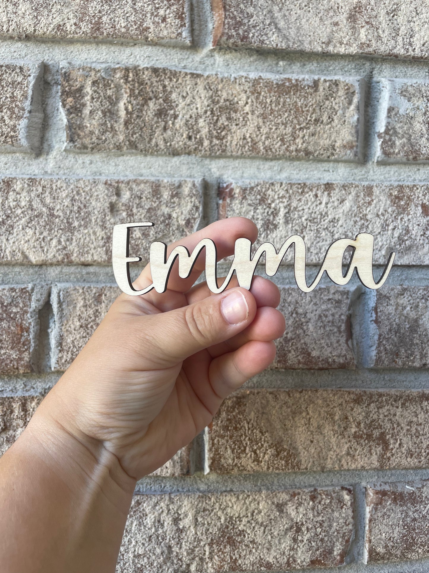 Custom Cake Topper with Cursive Writing