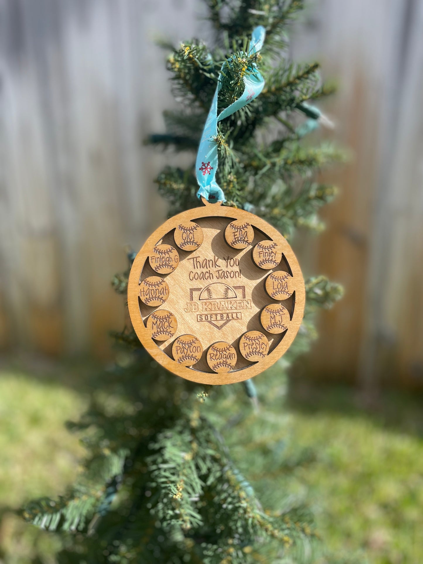 Sports Team Christmas Ornament