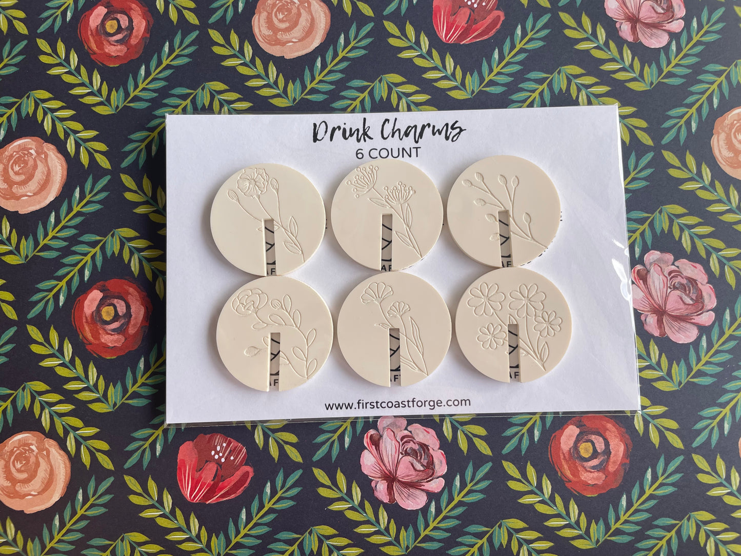 Plant & Floral Drink Charms