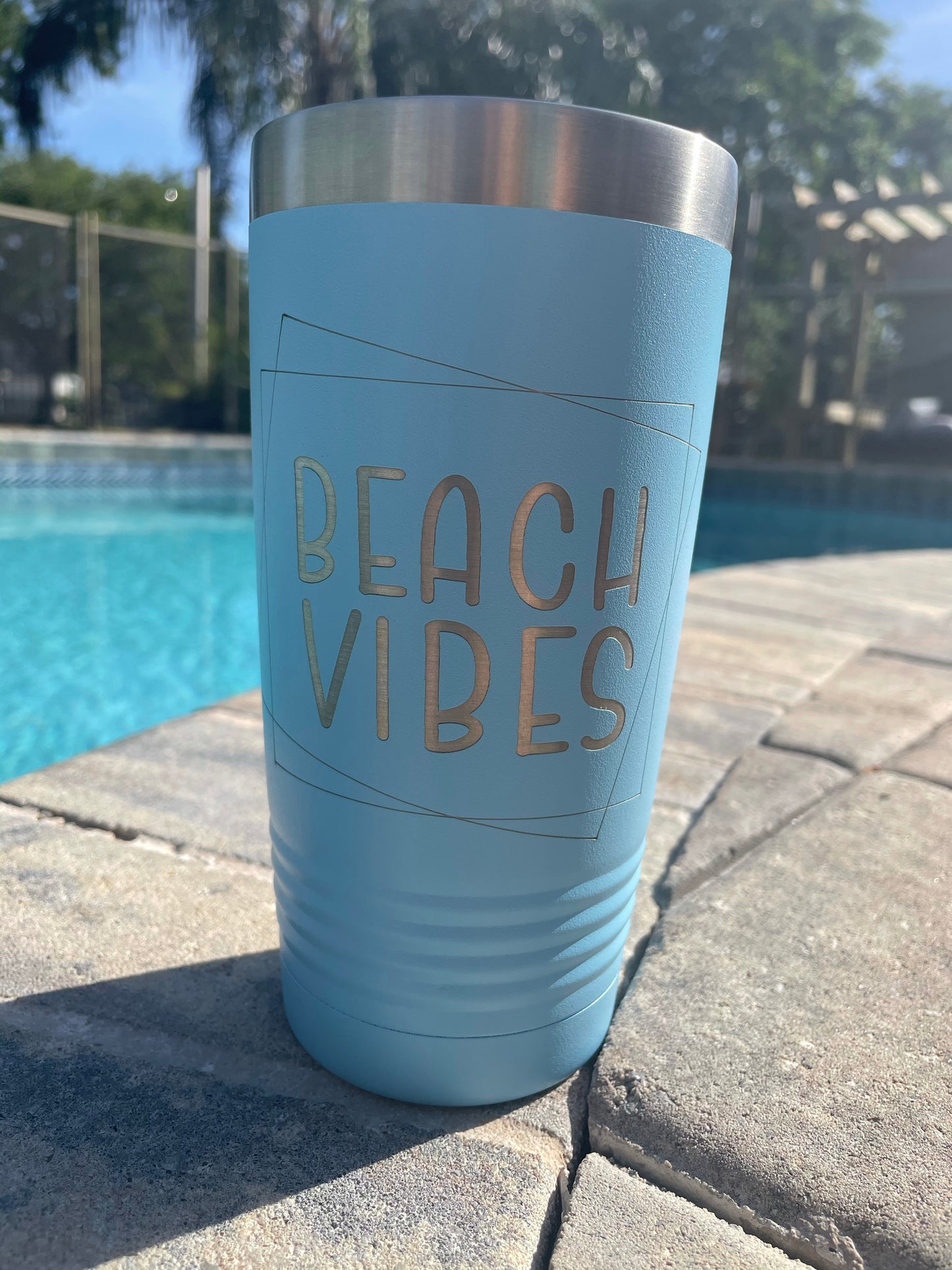 Beach Vibes 20 oz Tumbler