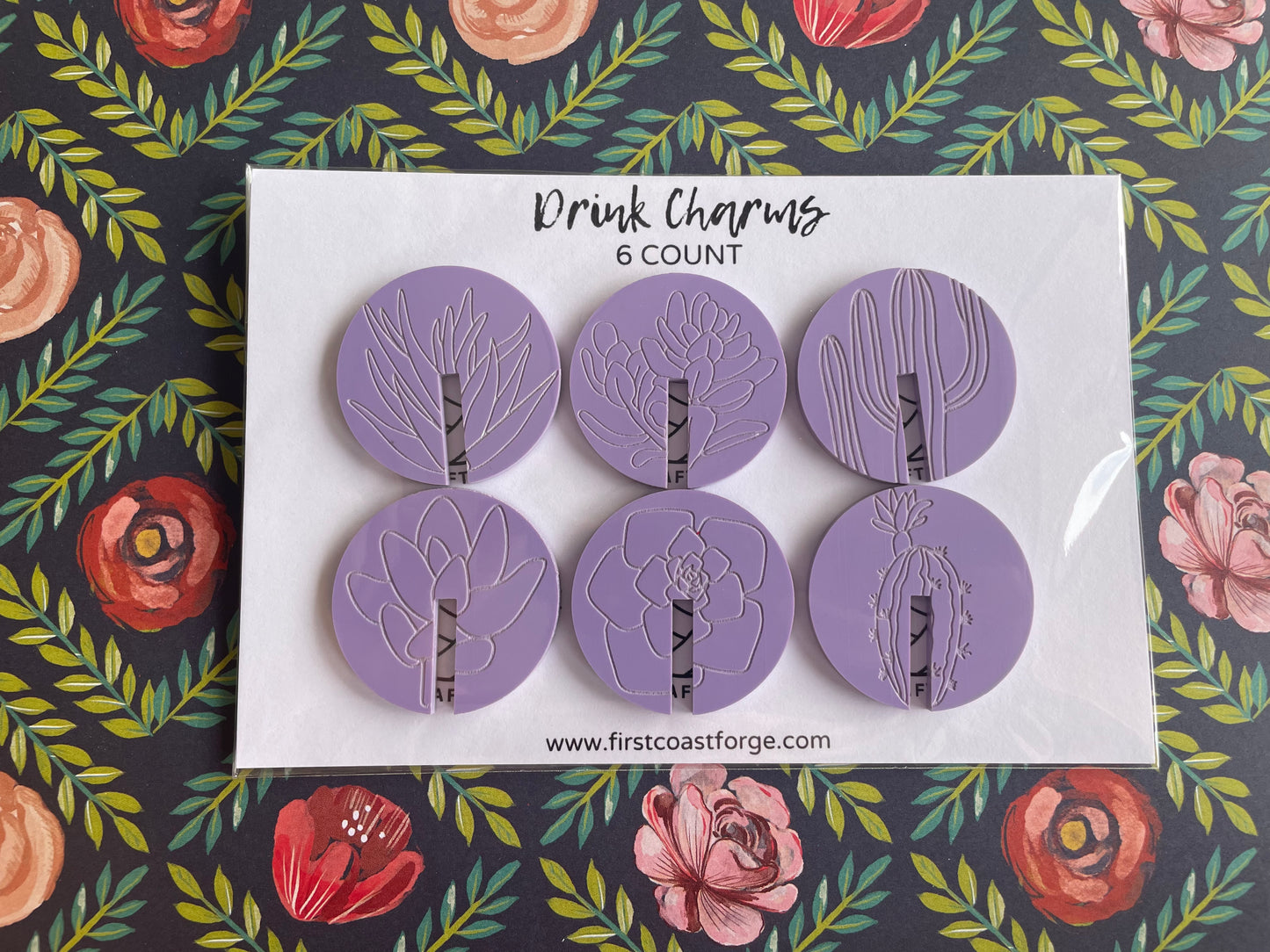 Plant & Floral Drink Charms