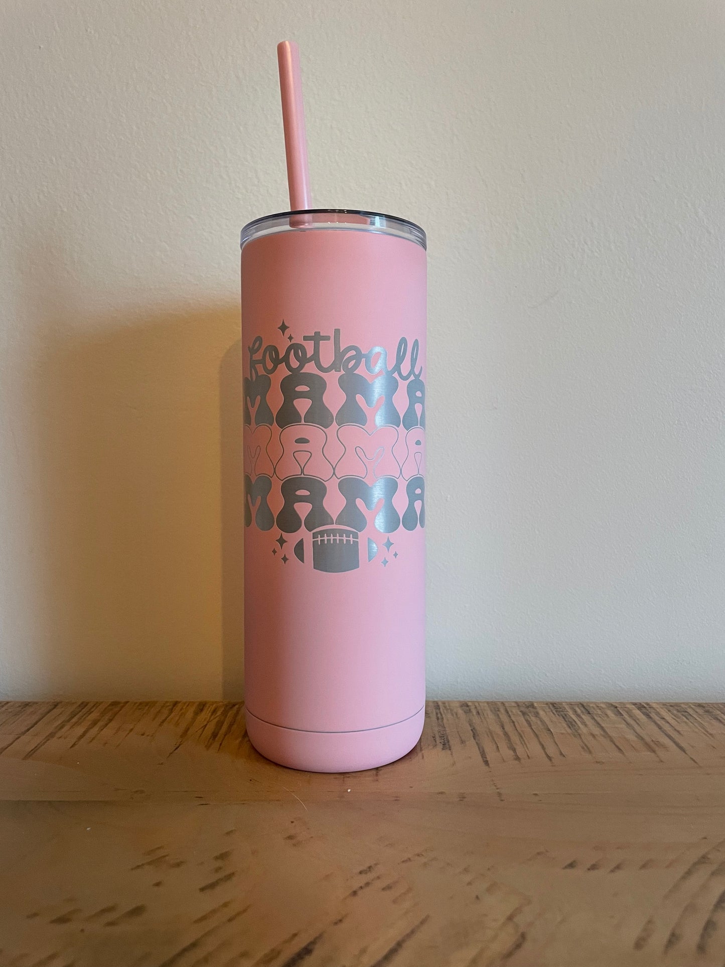 Sports Mama Skinny Straw Tumbler