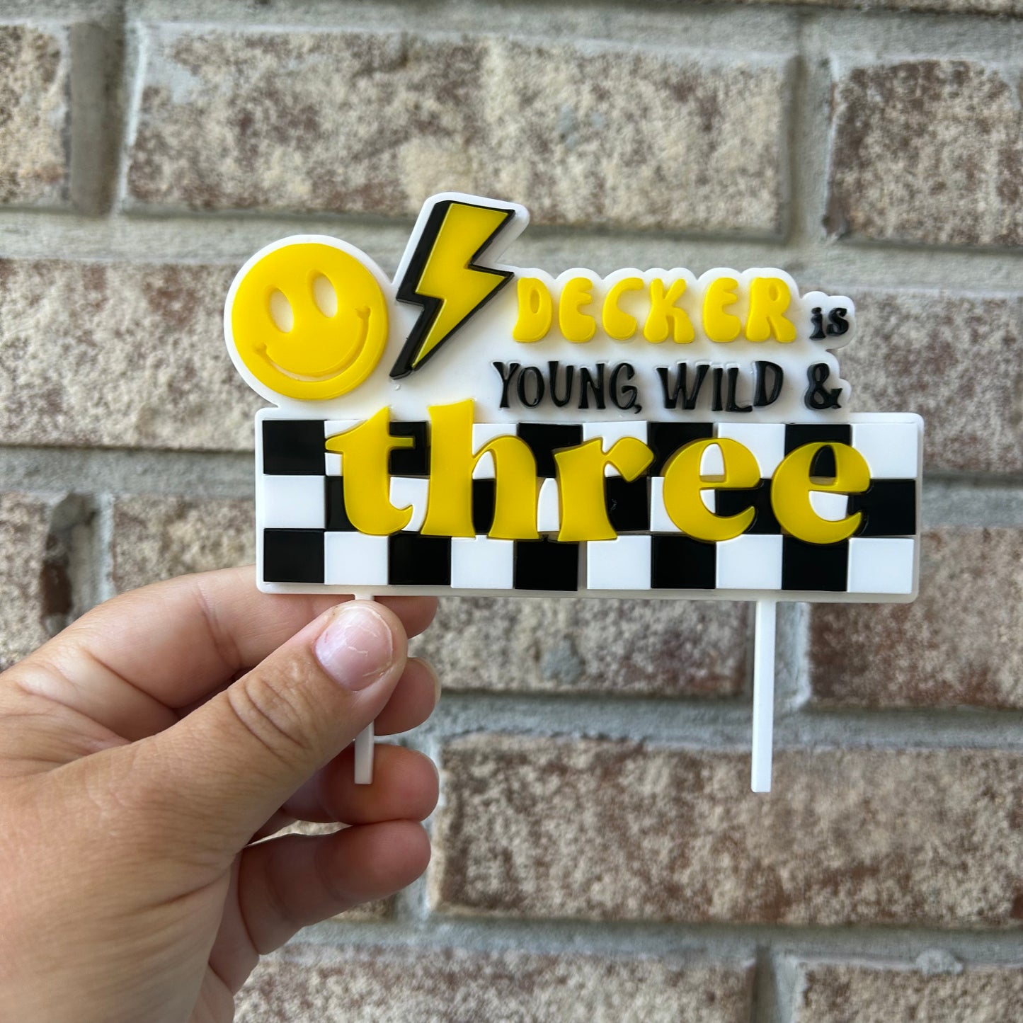 Custom Cake Topper (5-inch)