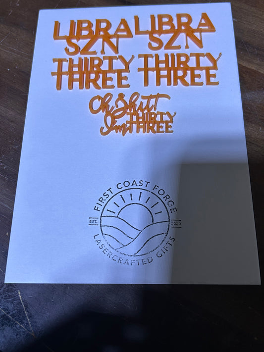 Custom Mini Cake & Cupcake Toppers (2-inch)