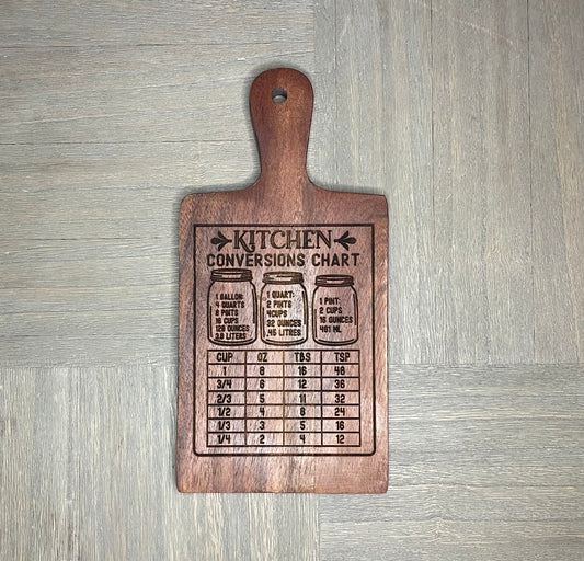 Kitchen Conversions Decorative Cutting Board