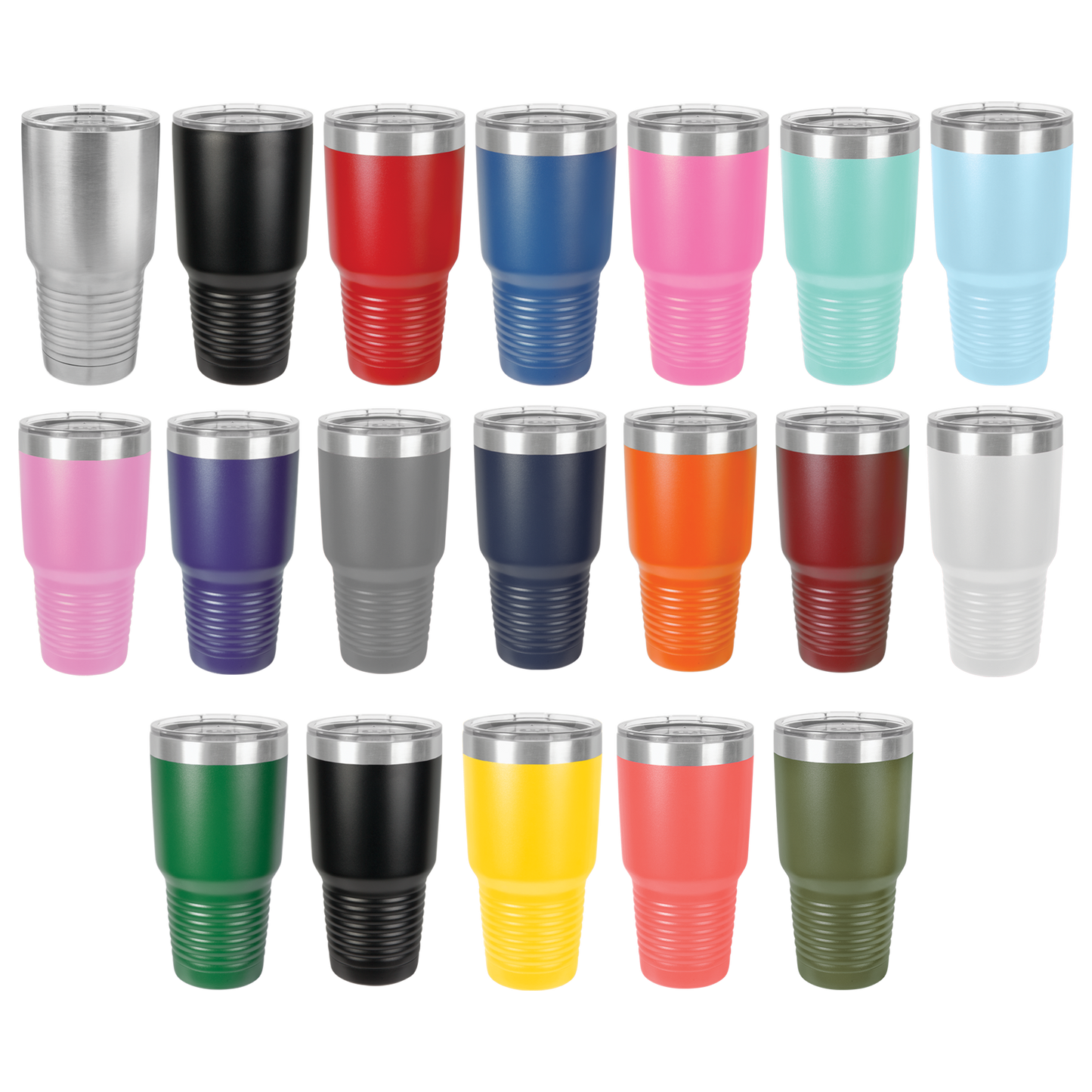 Custom Engraved 30 oz Ringneck Tumbler with Lid