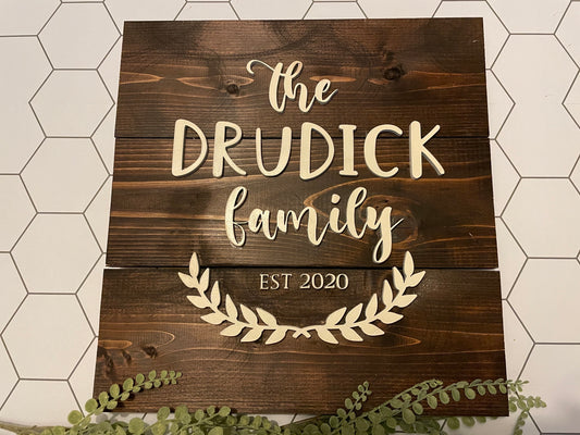 Family Name Sign