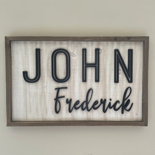 Frederick Name Sign