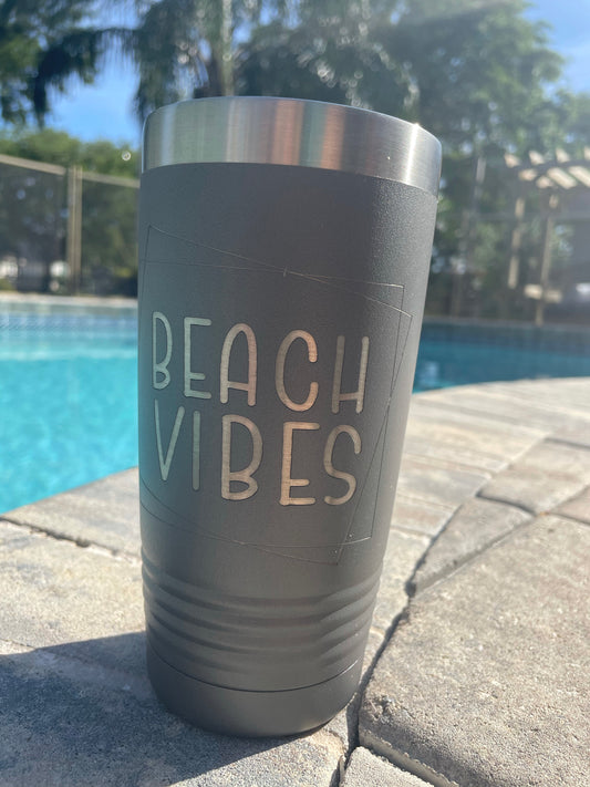 Beach Vibes 20 oz Tumbler