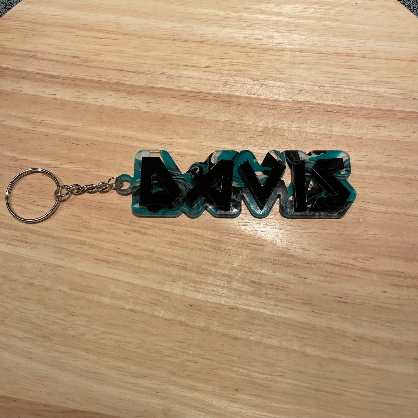 Jags Inspired Name Keychain