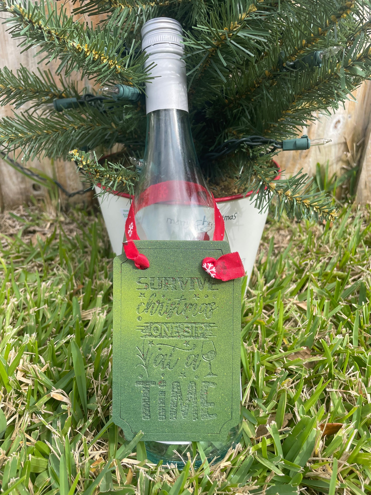 Wine Bottle Gift Tag