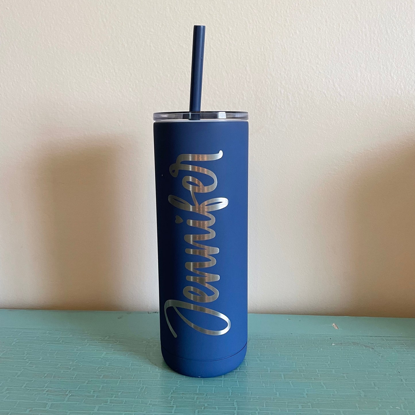 Sideline Sipping Society Skinny Straw Tumbler