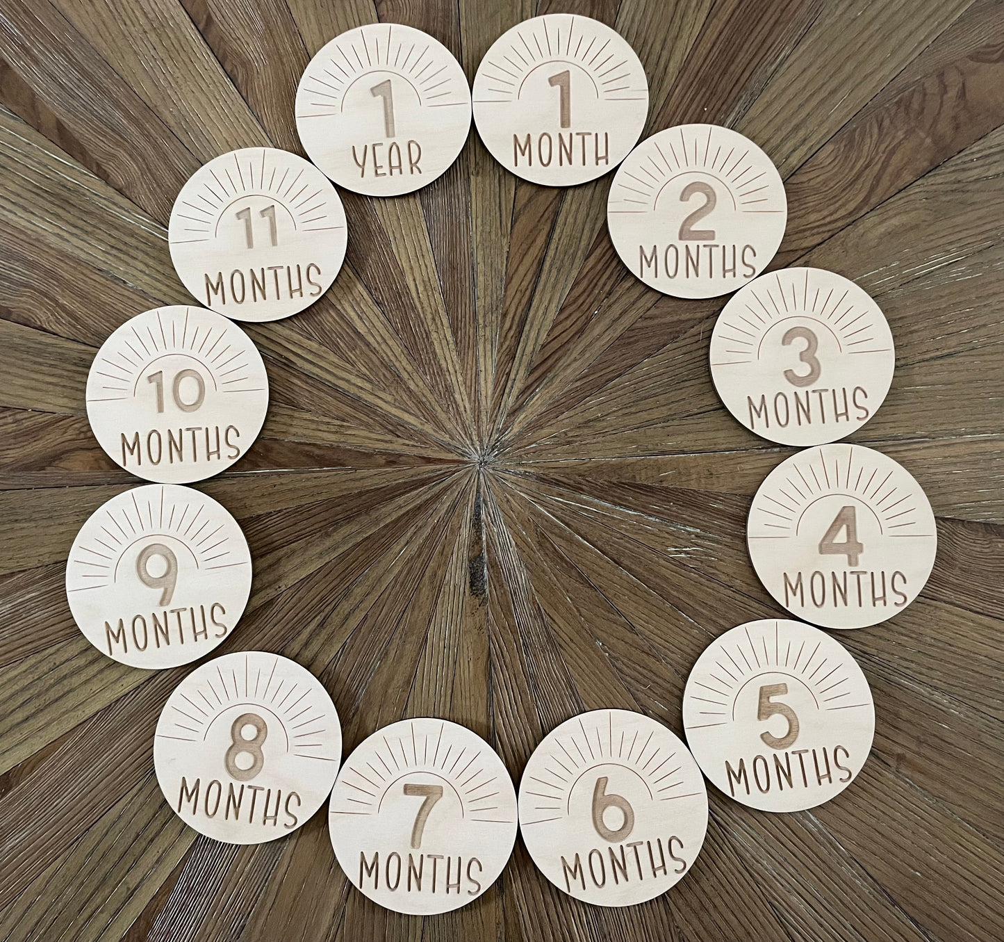 Sunshine Milestone Cards