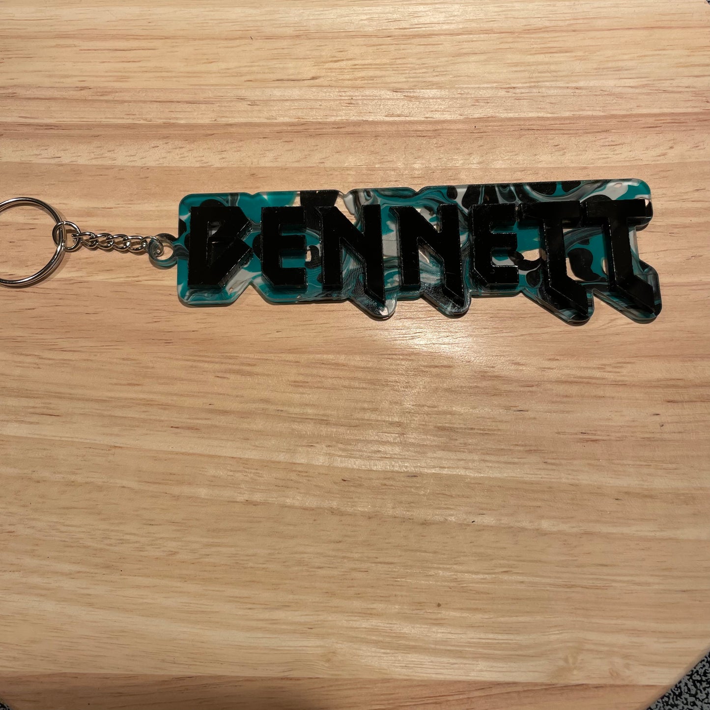 Jags Inspired Name Keychain
